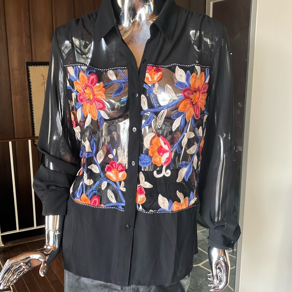 Piccadilly Sheer Blouse